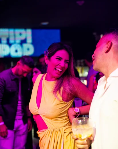 Pareja pasándola bien